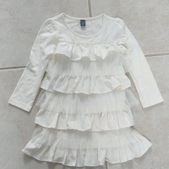 Baby Gap Girls 3t cream holiday x-mas dress - Picture 1 of 6